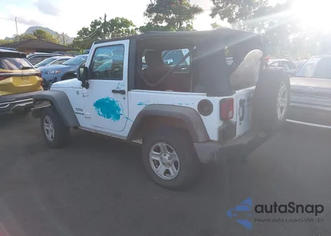 2011 Jeep Wrangler Sport из США, поврежденный, VIN 1J4AA2D19BL628361